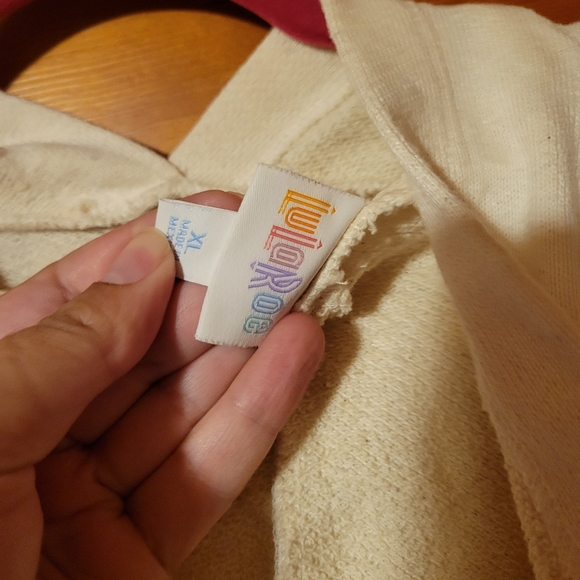 Lularoe Frankie hooded short sleeve pullover - Size XL. - Picture 2 of 5